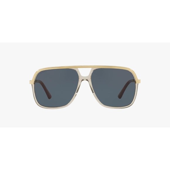 Gucci Unisex Rectangular Sunglasses w/Blue UV Protective Lens GG0200S - Picture 2 of 4